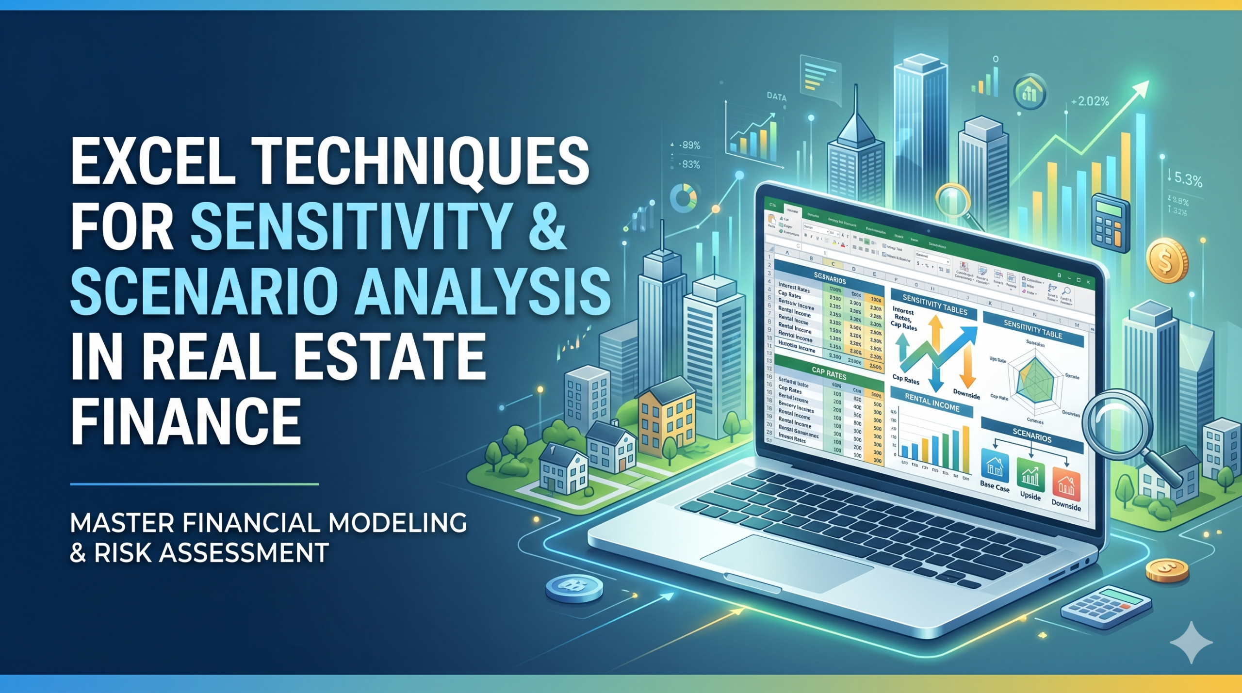 Gemini Generated Image r9kv6r9kv6r9kv6r scaled Excel Techniques for Sensitivity & Scenario Analysis in Real Estate Finance